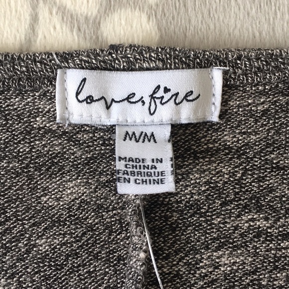 Love, Fire - Grey Lattice Front Midi Dress - Picture 7 of 7